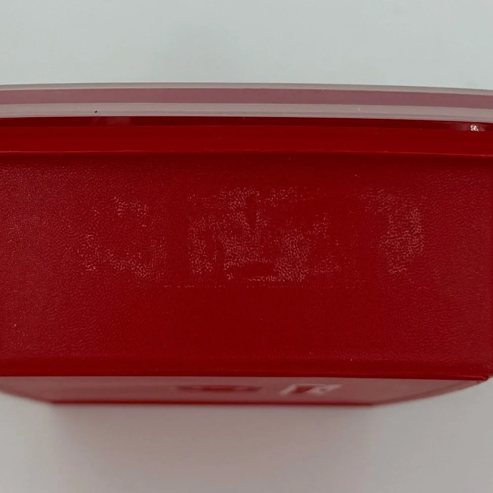 Tupperware Tuppercraft “Stow N Go”‎ Divided Craft Container w Tray#767-4 Red
